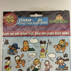 Okee Dokee Garfield Sticker Activity Pack Create Your Own Cartoon Strip DAMAGED