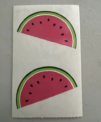 *Mrs. Grossman’s Stickers Fruit Watermelon 1/2 Sheet