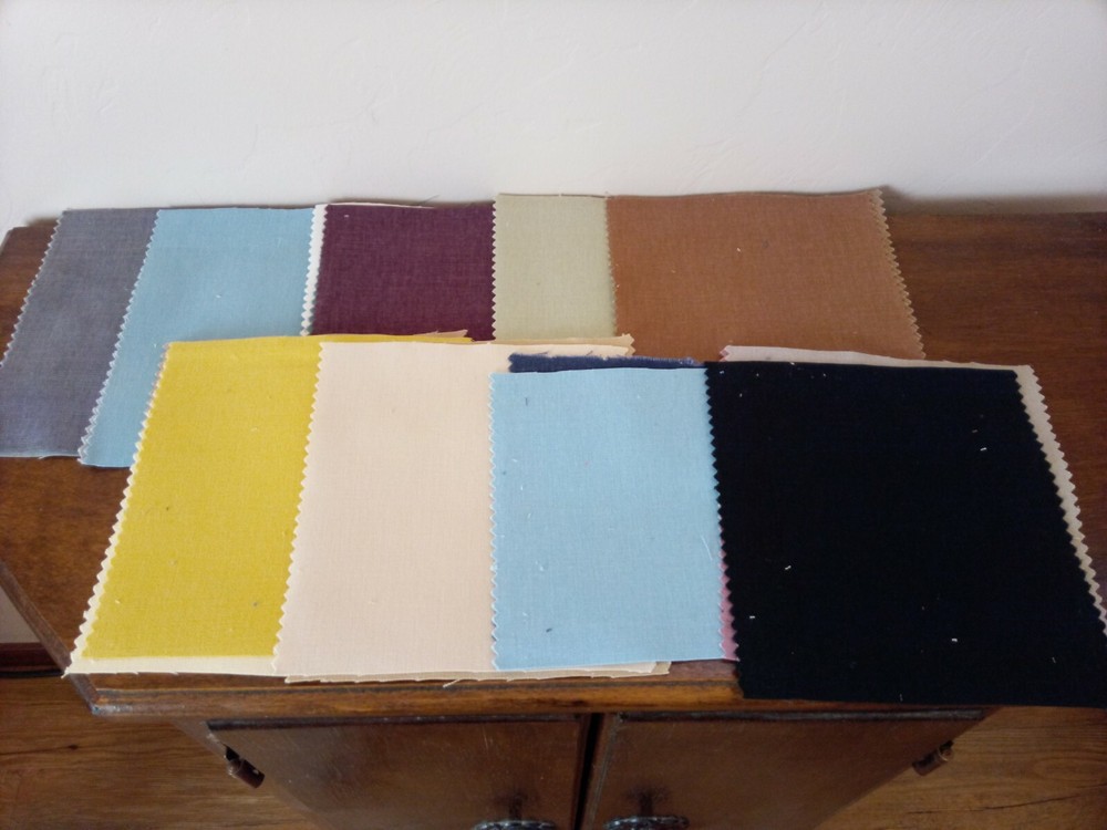 Junk Journal Supplies/Chenille-like Upholstery Samples, 35 pcs, 6″ x 6 1/2″