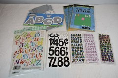 Huge Lot, Scrapbook Decorations, Stickers, Wallpaper & More, 99+ Different Types