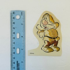 VINTAGE STICKERS The Disney Store Snow White Characters HAPPY SNEEZY GRUMPY