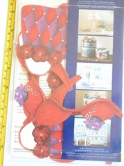 Ladies’ Red Accessories – RoomMates / 4+ inches / Red & Purple / Scrapbook