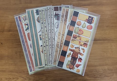 6 PC LOT Creative Memories Cottage Jumbo Great Lengths Stickers Power Palette