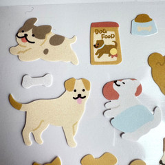 Daiso Japan Animal Stickers Dog Cat Cute Kawaii Pulp Planner Scrapbook Journal