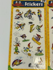 2 Woody Woodpecker Stickers Sheets Winnie Sports Activities Mello Smello NOS