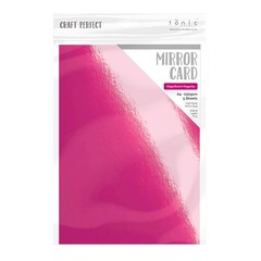TONIC CRAFT PERFECT MIRROR CARD -HIGH GLOSS MAGNIFICENT MAGENTA – 5 SHT – 9461E