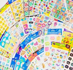 998 Stickers, Bold & Bright Sparkle Photo Album accents Arts & Crafts decoration