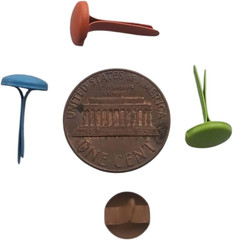 Rich Colors 500 Pieces round Metal Brads in Box, Paper Fasteners 15 Colors Rando