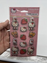 Hello Kitty Crown Stickers Stickety-Doo-Da American Greetings 2009 2Sheets
