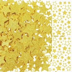 Gold Glitter Foam Star Stickers Self Adhesive Small Large Shape Stickers