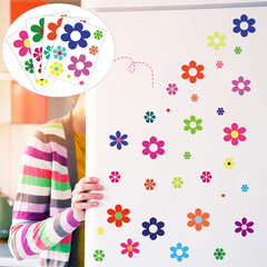 12 Sheets Daisy Stickers 96 Pcs Retro Hippie Flower Car Decals Self