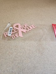 Laserline~Race for the Cure/Breast Cancer Awareness Die Cut piece