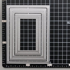 Rectangle Border Die Cut for Card Making, Scrapbooking Die-Cuts, Metal Cutting D