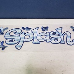 SPLASH Sew Whats? Scrapbooking Embroidered Stickers – Sticko 8 1/2″ x 2 3/4″