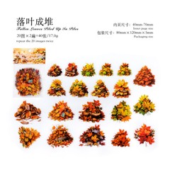 40Pcs Nature Scenery PET Stickers Junk Journal Planner DIY Scrapbooking Collage