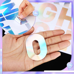 232 Pieces 24 Sheets Letter Stickers Large Bulletin Board Letters Laser Alphabet