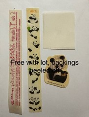 Vintage Panda Stickers Lot Of 8 Plus +more