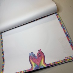 Lisa Frank Giant Sticker Activity Pad Over 2000 Stickers Partial Bendon