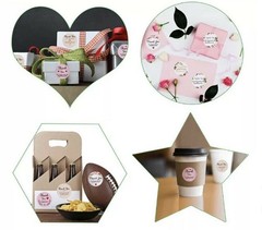 1000Pcs 1 inch Floral Thank You Stickers Envelope Gift Packaging Decor Labels