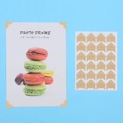 12 Sheets/288 PCS Photo Corner Stickers, Self-Adhesive Photo Mounting Corners fo