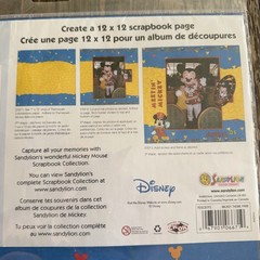 VTG Mickey Mouse Disney Theme Pack Scrapbook Set Stickers New