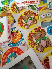 Vintage Sticker Lot Sandylion Smilemakers Bears Animals Random Lot Of 10