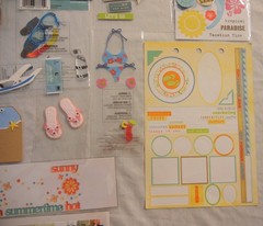 Lot of Vacation Theme Stickers for Scrapbooking, Journal & Greeting Card Making