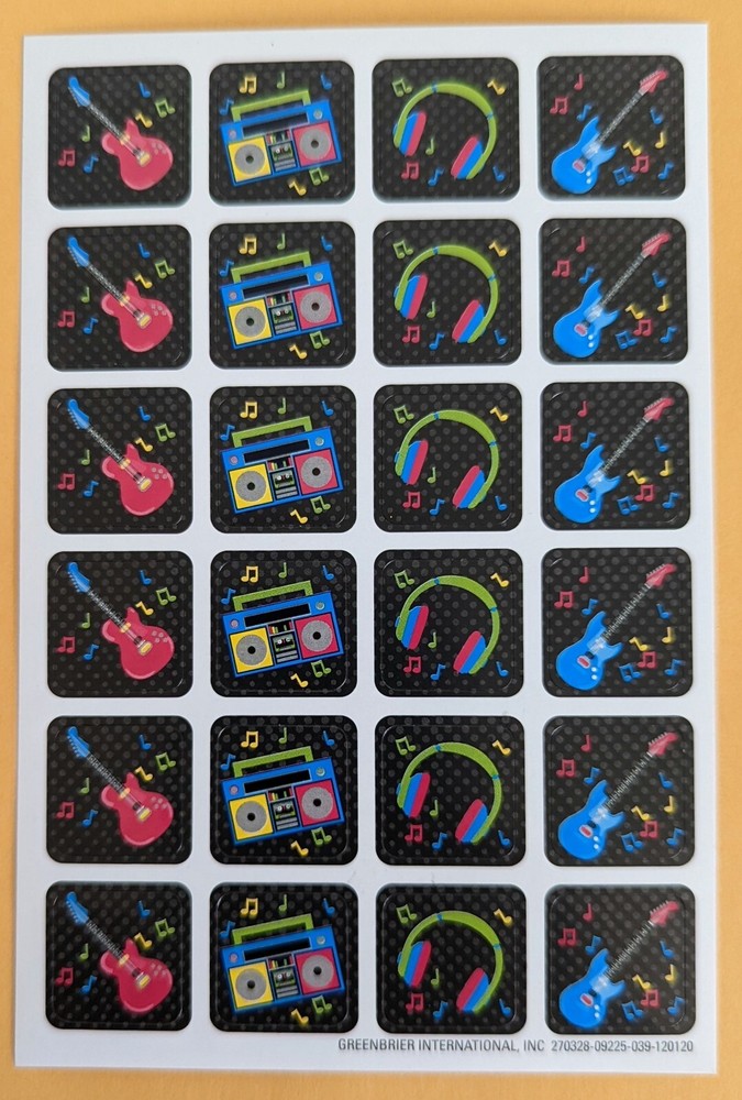Themed Sticker Sheet.