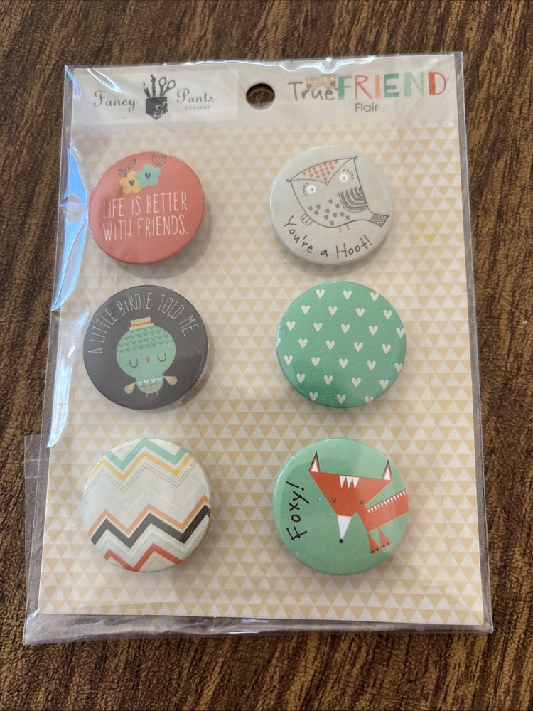 Fancy Pants Flair True Friend Fall Creatures Scrapbook Supplies