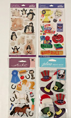 Crafting Embellishments Lot – Sticko & Jolee’s Boutique | Multi-Themed Stickers