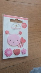 Doodlebug Embellishment Lot Brad’s, Pearls, Jewels, Sprinkles, Pops, Jellishment