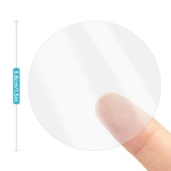Clear Circle Stickers – 1000 Pcs Transparent Round Stickers for Envelopes, Boxes