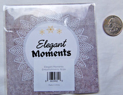 Creative Memories diecuts Elegant Moments gold silver foil accent words magical