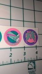 Vintage CTP Scratch N Sniff Glossy Spearmint Strip Of 3