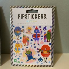 Pipsticks Stickers Bagel Monster Snow Day Live The Romance