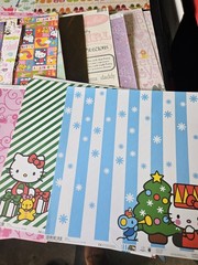Amazing girl scrapbooking lot of single pages Hello Kitty Prinecess Minnie Mouse