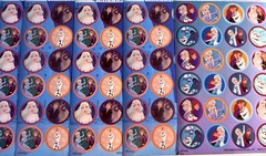Disney Frozen Elsa Anna Olaf 199+ Stickers, Princess Let it go Sticker Lot