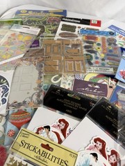 Lot Of 55 New Packages Scrapbook Stickers, Embellishments Big Variety All New