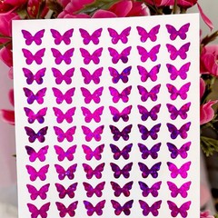 Holographic Sparkle Fairy Wing Butterfly Stickers! – 0.3 to 3 inch