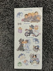 Tie Me To The Moon ~ Dimple Street Gang Vintage Sticker Lot Of 9 Sheets