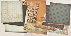 Kaisercraft 75 Cents Collection Scrapbook 12 x 12 Paper LOT