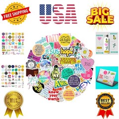 220Pcs Inspirational Christian Stickers Bulk, Vinly Waterproof Bible Verse Je…