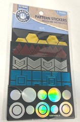 ArtSkills Crafters Closet geometric pattern Stickers Modern Metallics PA-6687
