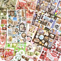 MisKepaa Dreamcore Sticker Book 40 Sheets Vintage Scrapbook Kawaii