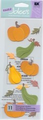 A Touch of Jolee’s FALL HARVEST PUMPKINS 3-D Stickers 65968 FAST FREE shipping!