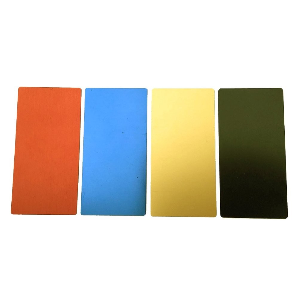 Ebamaz Anodized Aluminium Laser Engraved Mount Metal Plate Etching Sheets 100…