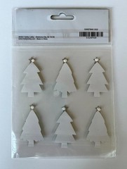 New Christmas Paper Crafts Stickers 4 Packages Santa Hat Tree Red Green