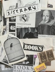Poetrycore Literary Theme Lot of 100 Junk Journal- book pages playing cards more