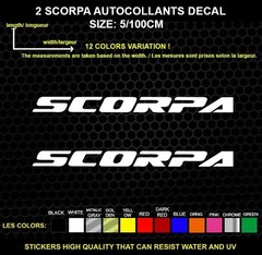2 Scorpa Decorative Stickers – Vehicles & Accessories, 2 Piece Set