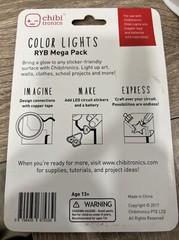 Chibitronics COLOR RYB LED Circuit Stickers – Megapack,